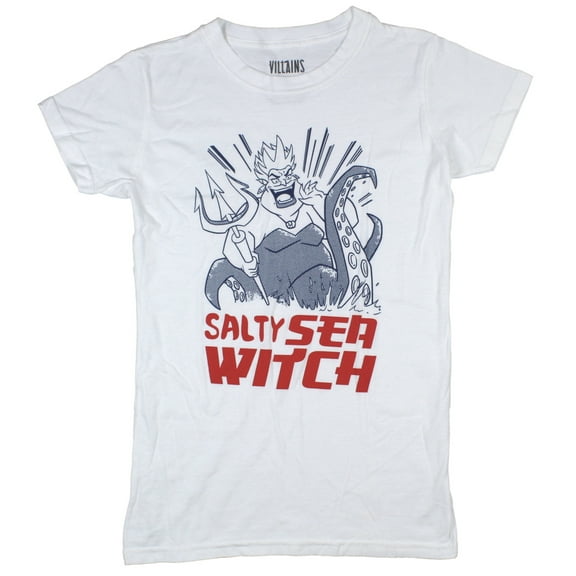 Disney Womens' The Little Mermaid Ursula Salty Sea Witch Girls T-Shirt