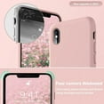 thumbnail image 2 of IPhone 12mini case, soft liquid silicone, ultra-thin rubber, whole body protection（Pink）, 2 of 5