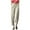 Beige Pants for women, variant on HAPIMO Capri Straight Cotton Linen Pants for Women Summer Drawstring Casual Pocket High Elastic Waist Relaxed Trousers Fashion Solid Red L