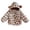 Brown, variant on Ruyang Kids Cute Bear Puffer Jackets Little Boys Girls Floral Graphic Hooded Down Coat Winter Padded Warm Cotton Outwear