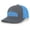 Charcoal/Neon Blue, variant on Mens Christian Hat Embroidered Stand Firm Ephesians 6:11 Scripture Mesh Back Trucker Hat, Brown/Khaki