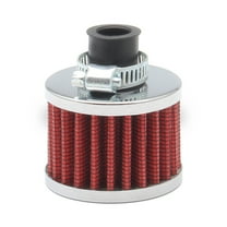 YIUIY 12mm Cold Air Intake Filter Turbo Vent Crankcase Car Breather Valve Cover NEW RED