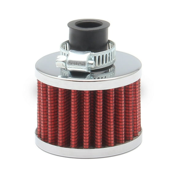 YIUIY 12mm Cold Air Intake Filter Turbo Vent Crankcase Car Breather Valve Cover NEW RED