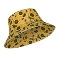 thumbnail image 2 of Kdxio Reflective Bucket Hat - Bees and Sunflowers Print Bucket Hat for Men,Women, 2 of 9