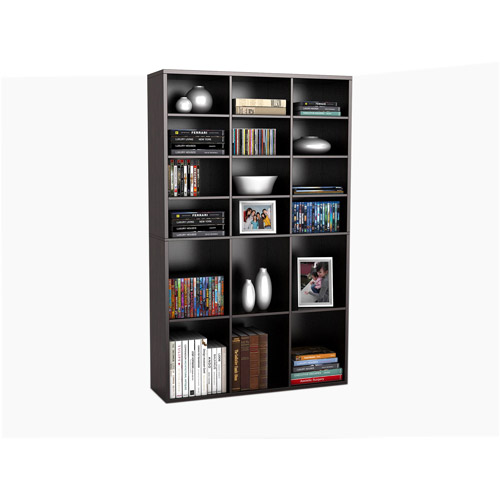 Atlantic Versa 18-Compartment Wall Unit, Espresso