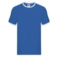 thumbnail image 1 of Fruit of the Loom Mens Ringer Contrast T-Shirt, 1 of 3