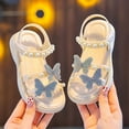 thumbnail image 6 of Zofedap Girls Sandals Toddler Shoes Baby Girls Cute 2025 Fashion Solid Color Bow Non-slip Soft Sole Beach Sandals White for 2.5, 6 of 9