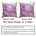thumbnail image 2 of Dashan Purple Gold Marble Throw Pillow Covers 20x20 Set of 4,Modern Abstract Marble Decorative Pillow Cases for Bedroom Sofa Couch, 2 of 6