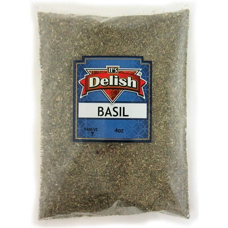 Basil Leaves All Natural by Its Delish, 4 Oz Bag