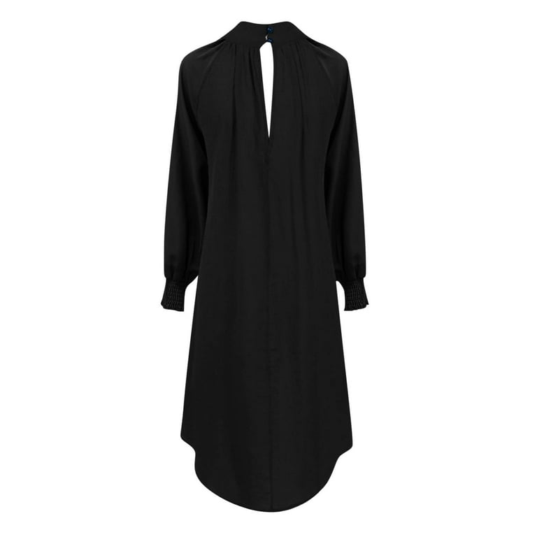 Autumn Winter Long Sleeve Midi Dress for Women Elegant Bodycon