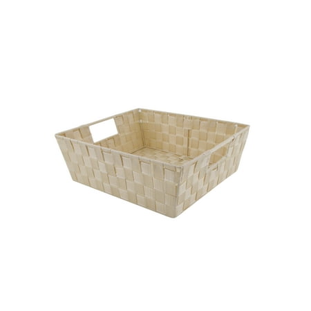 Storage Solutions Woven Strap Storage Bin For Closet