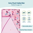 thumbnail image 2 of Wildkin Toddler Microfiber Nap Mat for Boys and Girls (Groovy Mermaids), 2 of 6