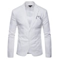 thumbnail image 2 of Men's Fashion Slim Fit for Spring Summer Lightweight Suit Jacket with Material, 2 of 4