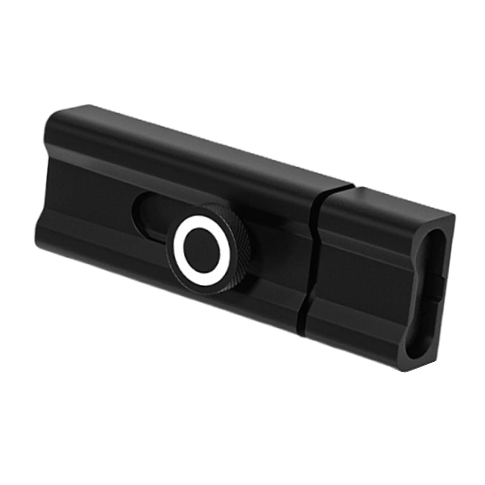 Slide Bolt Door Latch Barrel Bolt Lock Self Adhesive Aluminum Alloy Construction for Home Bedroom Garage Use