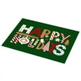 thumbnail image 5 of Five Christmas Cushion Hotel Cushion Ginger Clason Ginger Claus Papá Noel Sombrero de Navidad Nieve Navidad Feliz Cojín de Mesa Cojín 45 * 30 cm, 5 of 5
