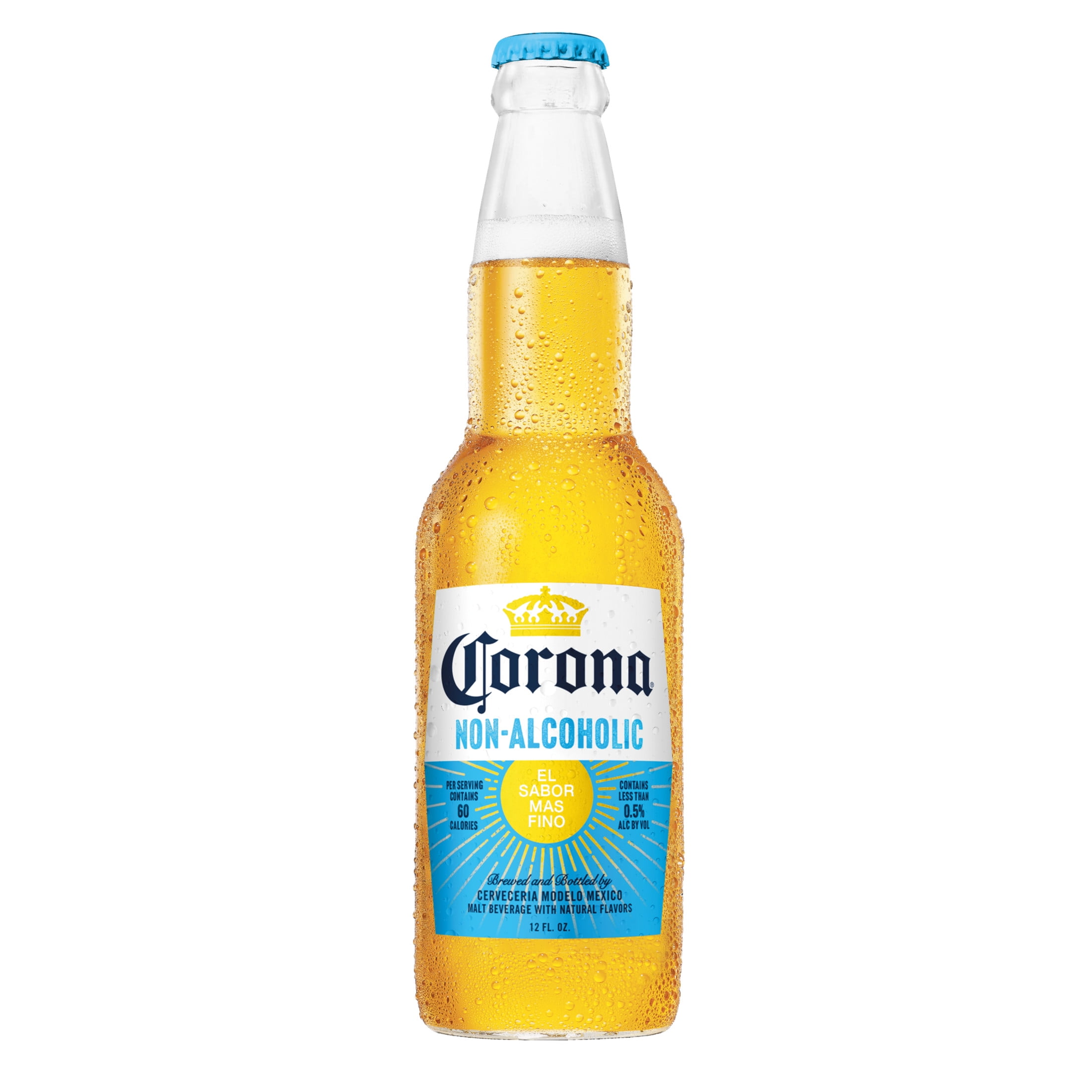 Corona Non-Alcoholic Malt Beverage Mexican Import Brew, 6 pack 12 fl. oz. Bottles, less than 0.5% ABV