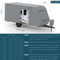 thumbnail image 2 of TOPTENG 5 Layers Camper Cover 27'-30' Travel Trailer RV Cover Windproof Extra Thick with Adhesive Repair Patches, 2 of 9