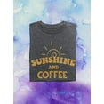 thumbnail image 3 of Sunshine And Coffee T-Shirt Women -Smartprints Designs, Female 4X-Large, 3 of 4