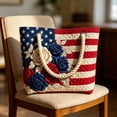 thumbnail image 5 of Independence Day Quilted Tote Bag USA 250 Years Shouderbag Casual Quilting Shopping Bag Women Tote Bag, 5 of 8