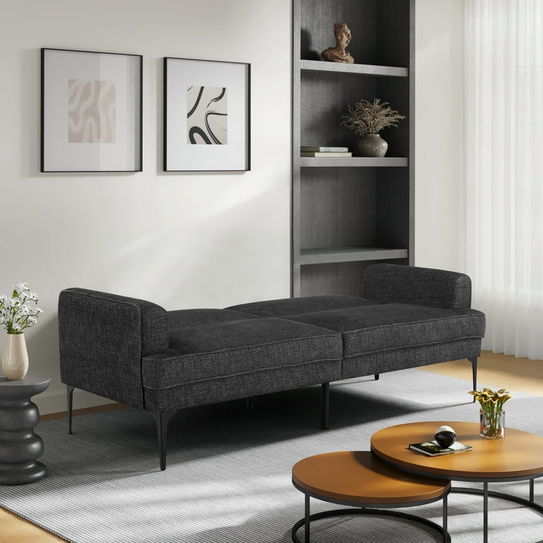 Serta Princeton Modern Convertible Sofa with Full Size