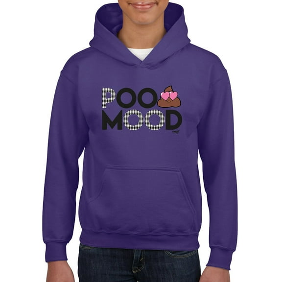 Poo Mood - Funny Emoji Design Youth's Hoodie