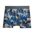 thumbnail image 3 of Bóxer Zaga para Hombre, Largo Double Brush 3 Piezas Azul Talla G, 3 of 4