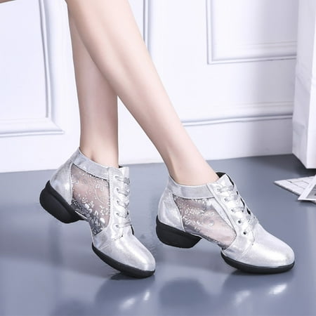 eczipvz Walking Shoes Women Women s Slip On Shoes with Arch Support  Comfortable Casual Loafers Silver