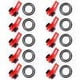 thumbnail image 1 of 10 Uds. Anzuelo de pesca para señuelos de caña de pescar soportes de seguridad (rojo), 1 of 6