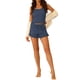 thumbnail image 2 of Conjuntos de pijama para mujer INSPIRE CHIC de 2 piezas, tops de tirantes y pantalones cortos, ropa de dormir y de estar en casa, XS, color navy, 2 of 6