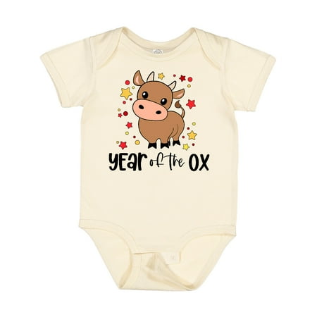 

Inktastic 2021 Year of the Ox Cute Gift Baby Boy or Baby Girl Bodysuit