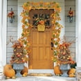 thumbnail image 5 of 5 Pack Fall Maple Leaves Garland - 7.8ft/Piece Artificial Autumn Foliage Garland Thanksgiving Garland for Home Party Mantle Outdoor Fireplace Fall Christmas Decorations, 5 of 5