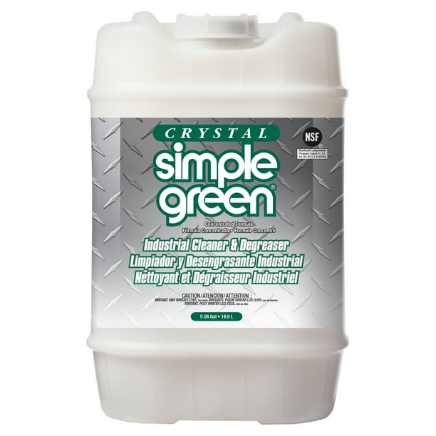 Simple Green Smp Crystal Industrial Cleaner Degreaser 1 Each Clear Walmart Com