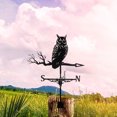 thumbnail image 6 of TERGAYEE Metal Weather Vane,Standing Eagle Decoration Roof Weather Vane Garden Courtyard Decoration,for Roof Gardens,Garden Sheds,Homes,Fence Posts,Pergola,Barn or Shed Weathervane 1pc,Black, 6 of 9