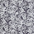thumbnail image 2 of Zelouf Zs1701Z-1 Print Shantung  , Sewing, DIY, Crafts Fabric by the Yard, 991 Black/white, 7 Yard, 2 of 2