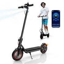 LiteFive 500W Electric Scooter - 10" Tires, Up to 22 MPH & 23 Miles, 3 Speed Modes Foldable Commuter Electric Scooter for Adults