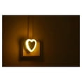 thumbnail image 5 of FloreceBien Luz de noche de inducción inteligente con forma de corazón controlada por luz, regalos para el hogar, 5 of 5