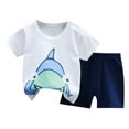 thumbnail image 1 of Baby Pajamas Set Cartoon Crewneck Soft Comfort Summer Pjs Sleepwear Outfits Pajamas Girls 6-12 Months Kids Clothes, 1 of 7