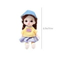thumbnail image 3 of Modern Style Doll, 17cm Fashion Decorative Figure, Jointed Poseable Doll, Unique Hair Accessories, Collectible Gift For Girls, Stylish Display Doll For Home Decor, 3 of 6