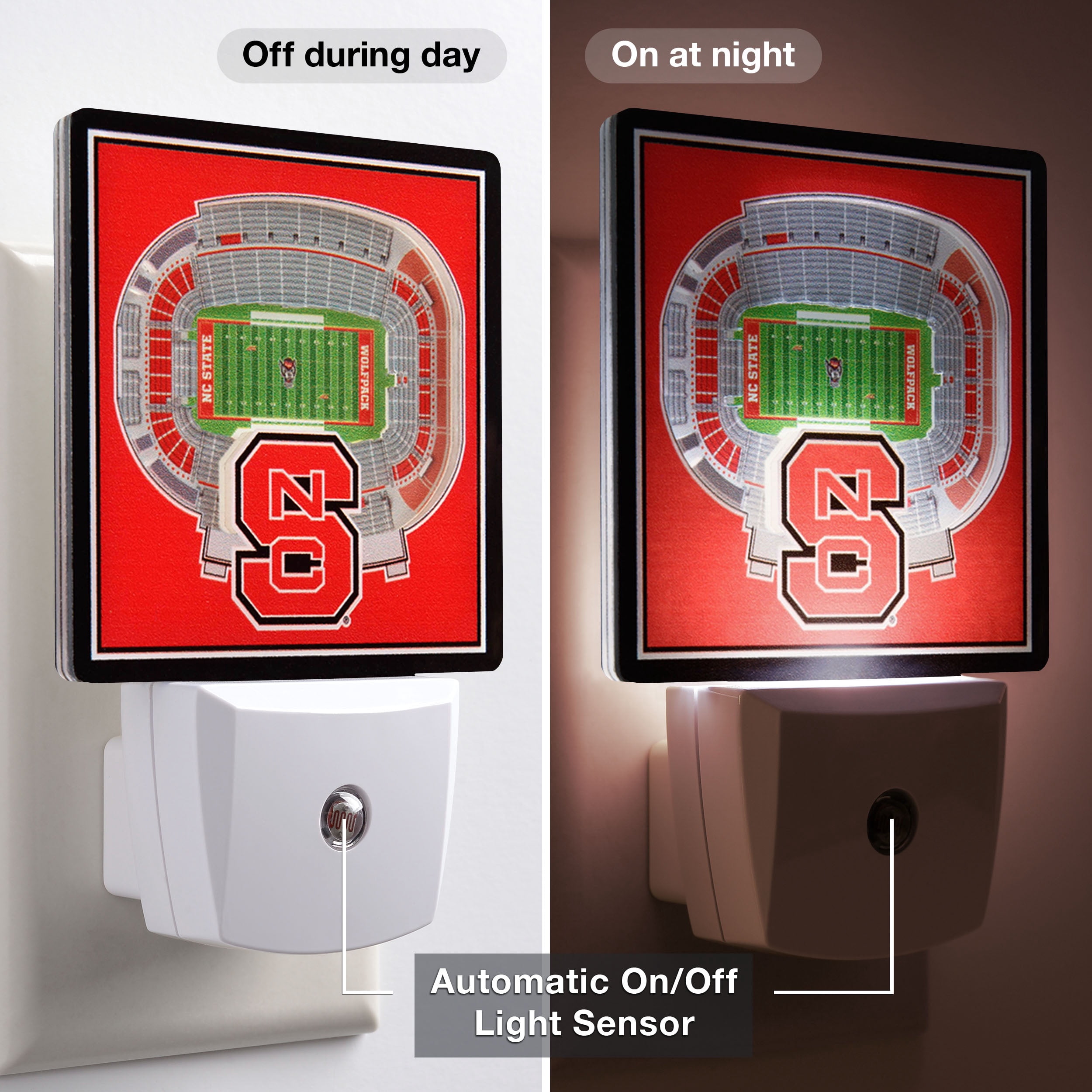 NC State Wolfpack StadiumView Nite Light