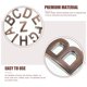 thumbnail image 5 of unbranded 26Ud Letras Adhesivas Estilo Moderno Para Buzón Y Puerta De Madera Con Apariencia Tridimensional, 5 of 6
