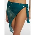 thumbnail image 4 of No Boundaries Fishnet Pareo with Faux Shells, One Size, Spruce Forest, Women's, 4 of 5