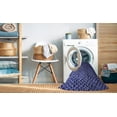 thumbnail image 2 of Ahgly Tapis d'Intérieur Lavable en Machine Carré Transitionnel Bleu Ardoise Clair, 7 Pieds Carré, 2 of 7