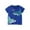 Blue, variant on Tfken Toddler Boys T Shirts Size 5-6 Years Shrk Print Short Sleeve Summer Casual Crew Neck For Toddlers Boy Tops Blue