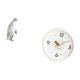 thumbnail image 5 of Escultura de pingüino,Escultura de pingüino para decoración nórdica del hogar,Reloj de pared,Reloj de pared decorativo,moderno y elegante.,Reloj de pared redondo silencioso y sin, 5 of 8