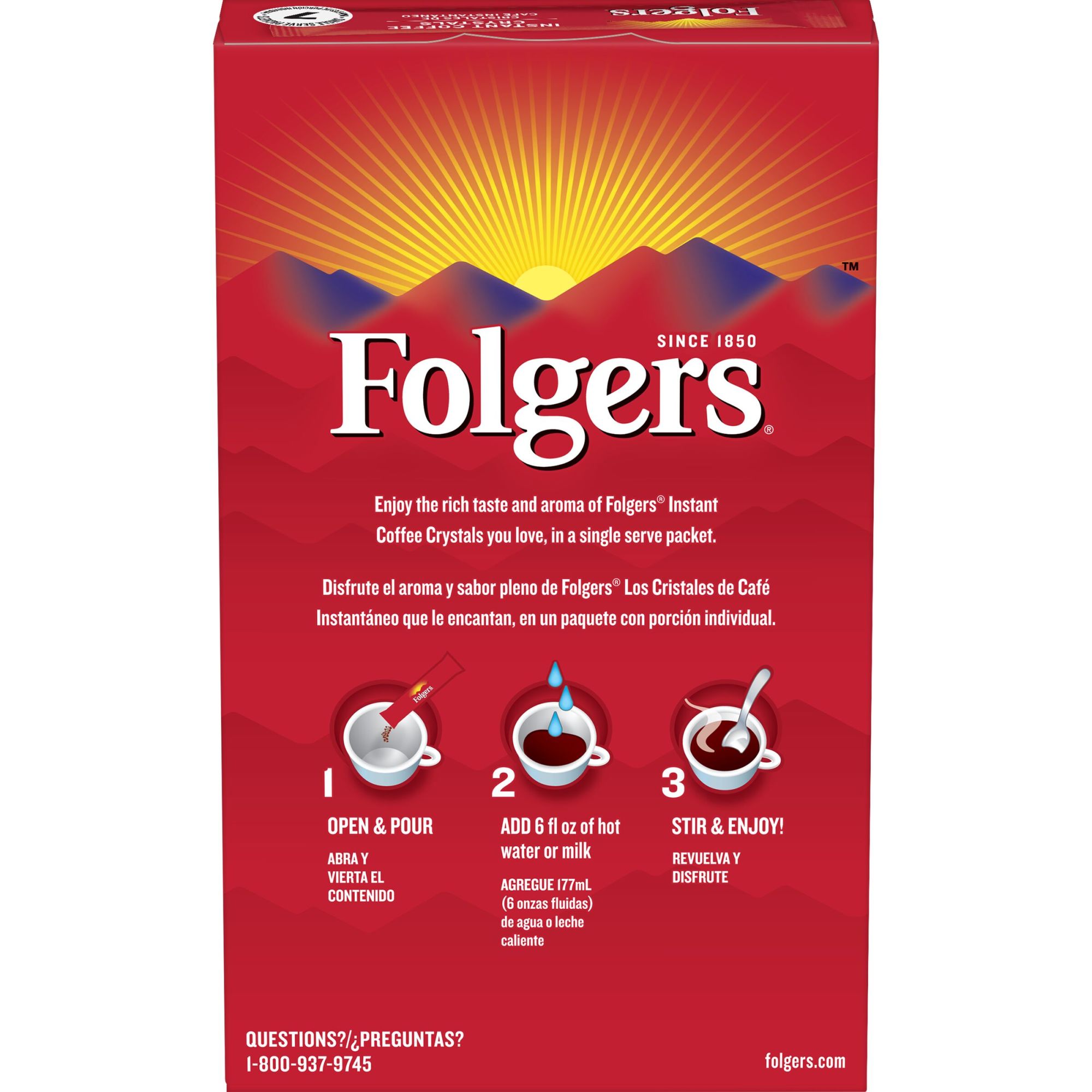 folgers individual packets