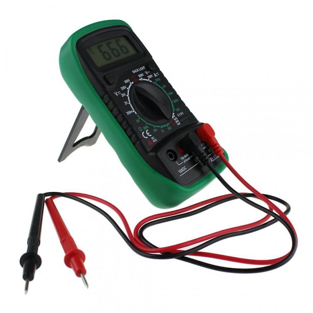 Digital Lcd Multimeter Voltmeter Ammeter Ac/dc/ohm Volts Current Test Tester