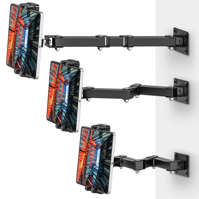 Soporte de pared para tableta BAISHUN, brazo extensible de 3 etapas