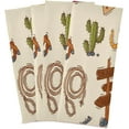 thumbnail image 6 of Coloful America Western Cowboy Dish Towels Set of 6, Wildlife Lasso Cactus Gold Washable Tea Towels Dishcloths Lint-Free 18x28 Inch Fast Drying for Kitchen Restaurant Bar Clean, 6 of 7