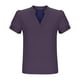 thumbnail image 5 of Camiseta de gasa con cuello en V para mujer, top informal de manga corta, plisado por delante y por detrás, diseño de volantes fluidos, largo normal para uso diario, sopatenor, 5 of 9