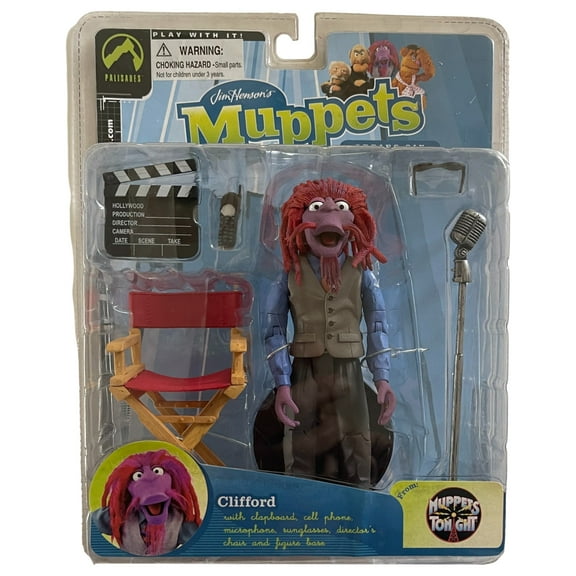 The Muppets Show Series 6 Clifford Palisades Toys Action Figure Playset